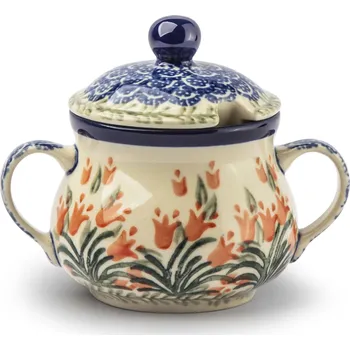 Cukřenka Keramická cukřenka Ceramika Artystyczna Bolesławiec 200 ml - dek. 1431X