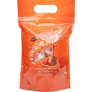 Cukrovinka Lindt LINDOR pralinky Blutorange, 1000g