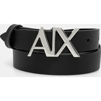 Opasek Kožený pásek Armani Exchange 941125.CC719 černá 99X, vel. 80