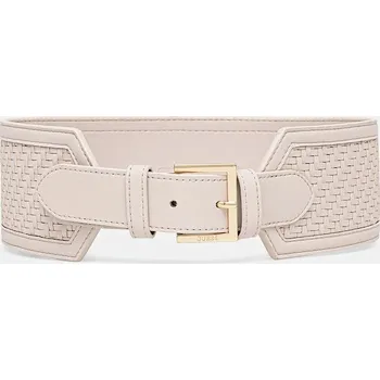 Opasek Pásek Guess FRANCY dámský, béžová barva, BW9210 P5180 BW9210.P5180 02X, vel. M