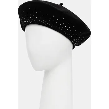 Čepice Vlněný baret Emporio Armani EW003512.AF20033 černá 99X, vel. S/M