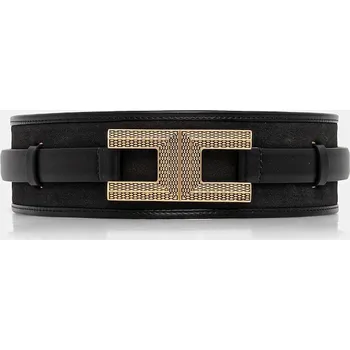 Opasek Pásek Elisabetta Franchi dámský, černá barva, CT52S57E2 99X, vel. 36