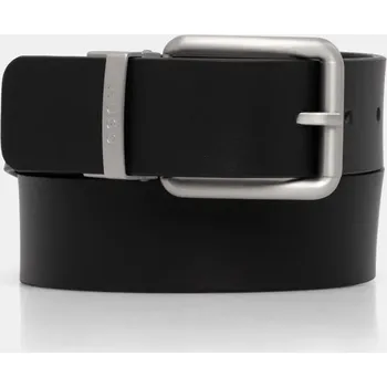 Opasek Kožený pásek HUGO pánský, černá barva, 50537093 99X, vel. 100