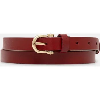 Opasek Kožený pásek Answear.LAB dámský, vínová barva LD-2048.hak 83X, vel. 90