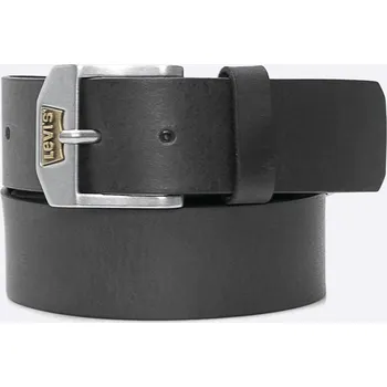 Opasek Kožený pásek Levi's 77134.0442 černá 99X, vel. 80