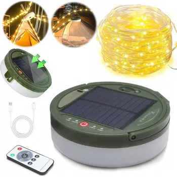 IP kamera SOLÁRNÍ LED TURISTICKÁ LAMPA AKUMULÁTOR KEMPINGOVÁ