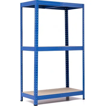 regál Policový regál Trestles RH 1200x900x300, nosnost 1050 kg, 3 police Barva: modrá