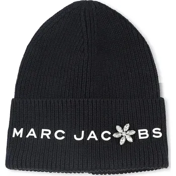 Čepice Dětská bavlněná čepice Marc Jacobs W60675 černá 99X, vel. 56/58