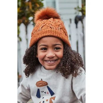 Oblečení a móda Dětská čepice Mayoral 10834.6D.Czapki.9BYH hnědá 82X, vel. 140