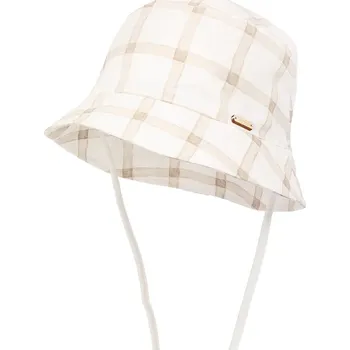 Klobouk Dětský lněný klobouk Jamiks ROMEO ROMEO.le.Na.gl.JLH127.K béžová 80X, vel. 48