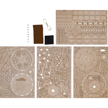 Dřevěná hračka crelando® Dřevěná kreativní sada (Dětský kolotoč)