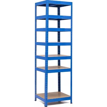 regál Policový regál Trestles RH 2200x600x600, nosnost 1750 kg, 7 polic Barva: modrá