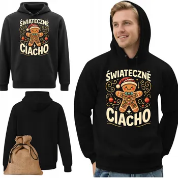 Pánská mikina MIKINA VÁNOČNÍ PÁNSKÁ SVÁTEČNÍ PERNÍČEK DÁREK PRO MIKULÁŠE XXL