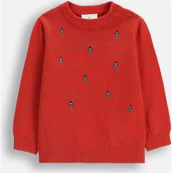 Dámský svetr Svetr Chlapecký Červený Vánoční Elegantní 092 Coccodrillo ZC5