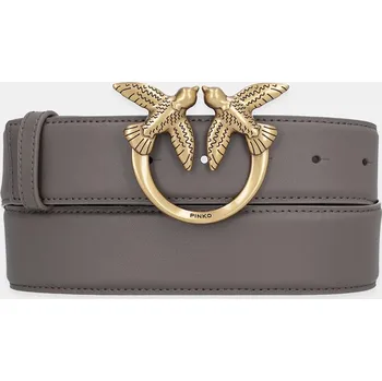 Opasek Kožený pásek Pinko dámský, béžová barva, 100120 A0F1 100120.A0F1 90X, vel. S