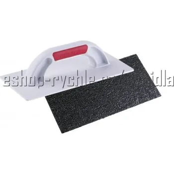Zednické hladítko 32331 hladítko plast s brusivem 270x130mm