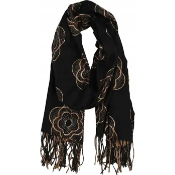 Šála Agrafka šála černá 180 cm - žena
