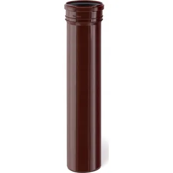 Vodovodní potrubí Odtoková Trubka , spojka Karmat 110 mm/1000 hnědá