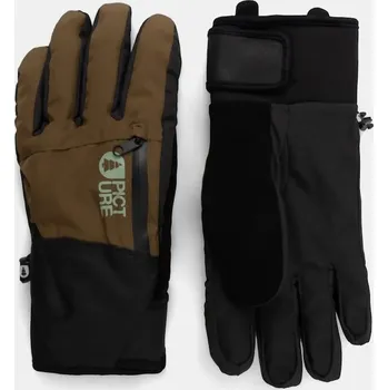 Rukavice Lyžařské rukavice Picture Madson Gloves zelená barva, GT0177 81X, vel. S