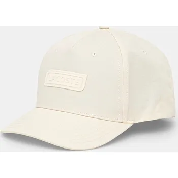 Kšiltovka Kšiltovka Lacoste béžová barva, s aplikací, RK0742 01X, vel. S