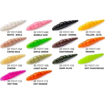 Umělá nástraha Dipované umělé nástrahy FishUP Yochi 43mm 8ks - Orange