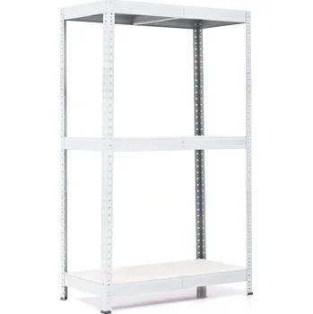 regál Policový regál Trestles RH 1500x800x450, nosnost 1050 kg, 3 police bílé Barva: bílá
