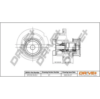 Chladič motoru Vodní čerpadlo, chlazení motoru DRIVE+ DP2310.10.053