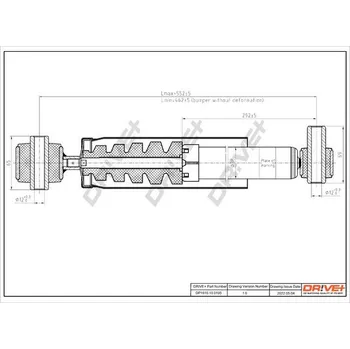 Tlumič pérování DRIVE+ DP1610.10.0195