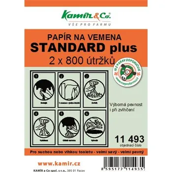 Papír na vemena STANDARD - 1 balení - 2 x 800 útržků