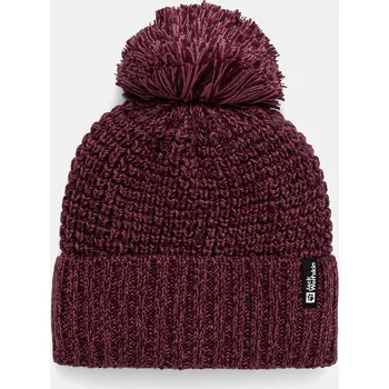 Čepice Čepice Jack Wolfskin MEDLEY vínová barva, A65237 93X, vel. M