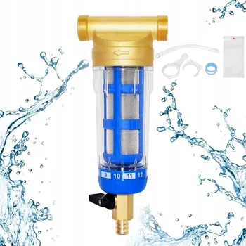 vodní filtr SEDIMENTAČNÍ FILTR NA VODU KOMPLETNÍ SAMOČISTÍCÍ 3/4" FILTR