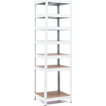 regál Policový regál Trestles RH 2200x600x300, nosnost 1750 kg, 7 polic Barva: bílá