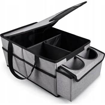 Organizér do auta Organizér do auta pro děti GUWINA na přední i zadní sedadlo – šedý