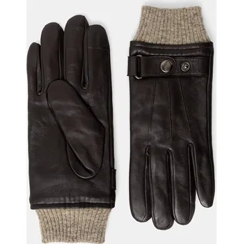 Rukavice Kožené rukavice Medicine pánské, hnědá barva RW24.REM702 89X, vel. M/L