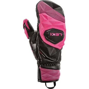 Leki WCR Venom SL 3D Mitt - black/pink 9.5