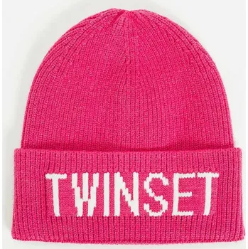 Čepice Čepice Twinset růžová barva, 252GJ5015 42X, vel. M