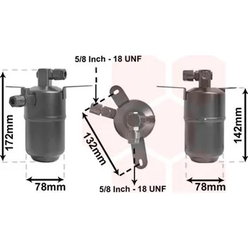 Sušič klimatizace Sušárna, klimatizace VAN WEZEL 3000D005