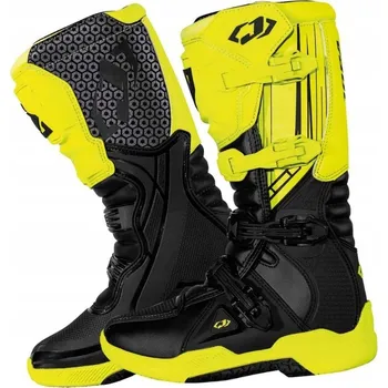 Moto obuv MOTOKROSOVÉ BOTY OFFROAD ENDURO ČTYŘKOLKA JOPA MX FORZA ČERNÁ ŽLUTÁ FLUO VEL. 46