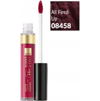 Rtěnka Rtěnka Avon fialová All Fired Up matná tekutá 7 ml 7 g