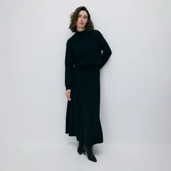 Dámská sukně Reserved - Midi sukně s vlnou - černý - 026GH-99X - 026GH-99X-L