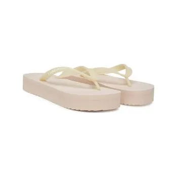 Dámské žabky Žabky Calvin Klein Jeans Beach Sandal Flatform Tpu YW0YW01830 Béžová 41