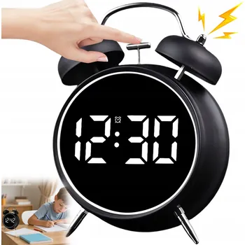 Hodiny Stolní hodiny Bedee černé 16 cm