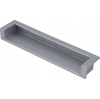 Nábytkové kování NÁBYTKOVÁ ÚCHYTKA DN50 roz. 128 CHROM MATNÝ klasický jednoduchý