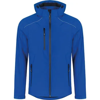Pánská softshellová bunda Promodoro Pánská solftshellová bunda uvnitř s fleecem Barva: modrá královská, Velikost: 5XL E7850