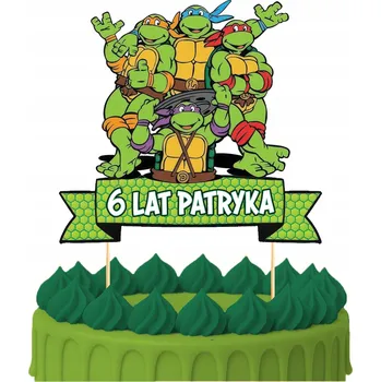 Obraz ZÁPICH DO DORTU Ozdoby na postavy Želvy Ninja