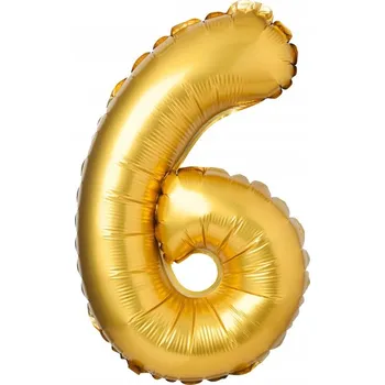 Balónek Fóliový balónek číslice XXL č. 6