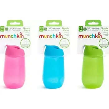 Munchkin Simple Clean lahvička s brčkem, 296ml, 12+, více barev (90059)