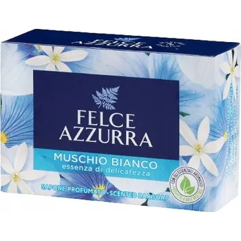 Mýdlo Felce Azzurra Tuhé mýdlo Bílé pižmo (100 g)