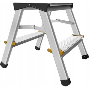 Žebřík Žebřík s plošinou | oboustranný | 150 kg | protiskluzový