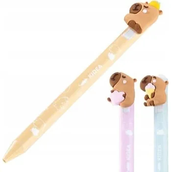 3x Propiska automatický KAPYBARA vymazatelný gelový 0,7 KIDEA